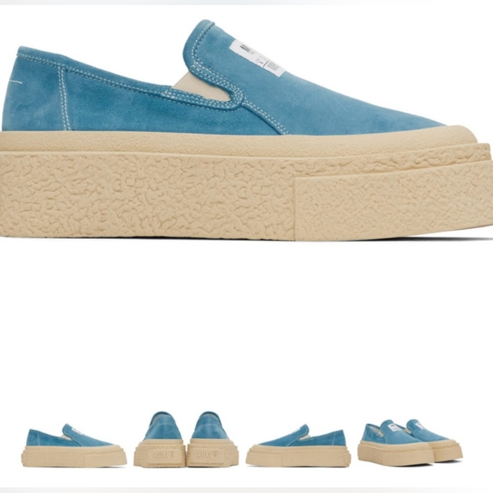 NEW MM6 Maison Margiela Platform Slip-On Sneakers